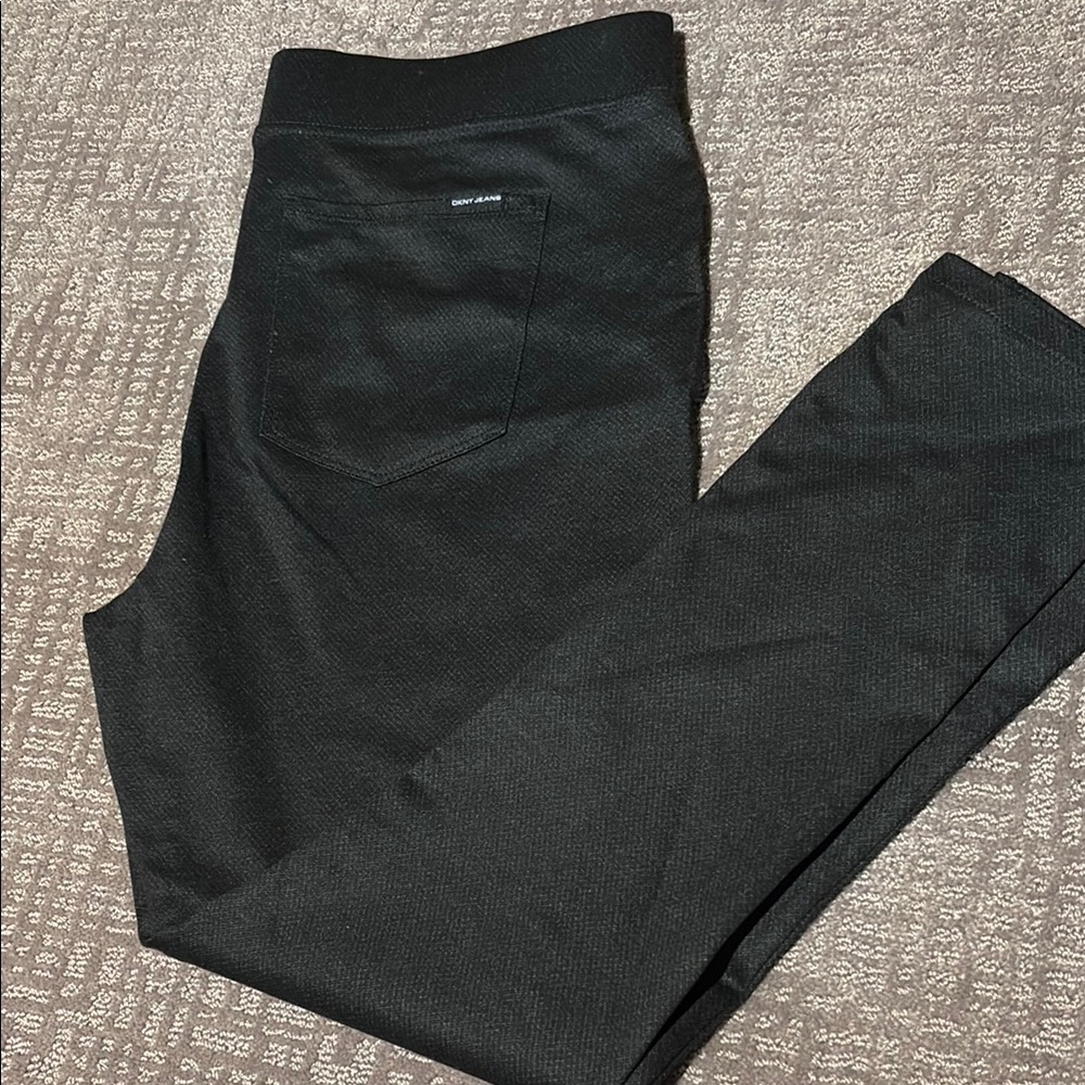 DKNY Women's Black Straight Leg Pants